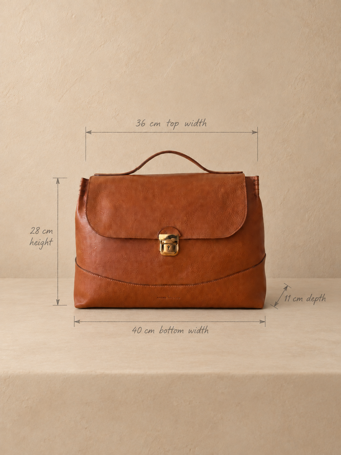 Brera Leather Work Bag