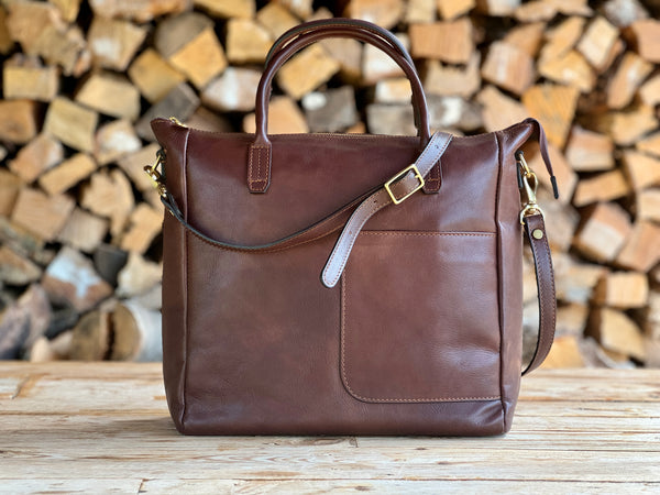Leather handbag