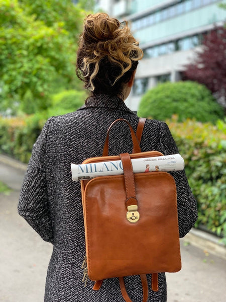 LEATHER BACKPACK