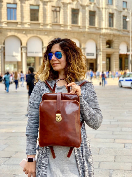 LEATHER BACKPACK