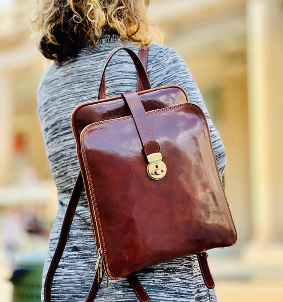 LEATHER BACKPACK