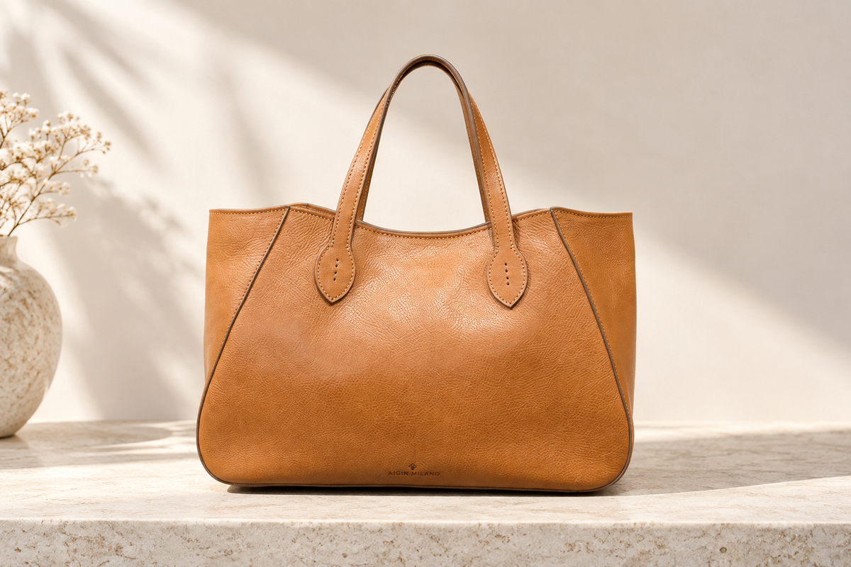 Pure Leather Form — Tote Bag