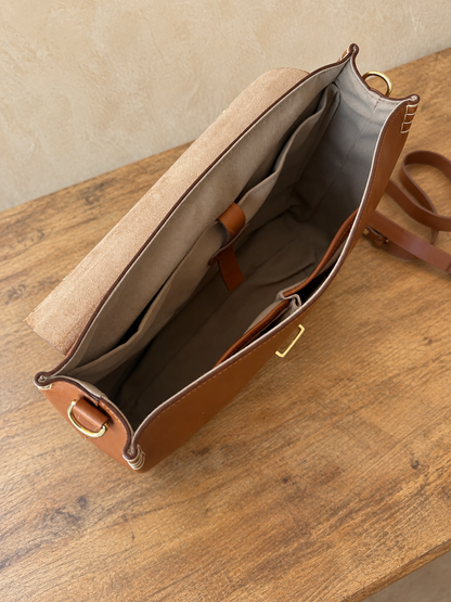 The Milano 24-Hour Leather Briefcase