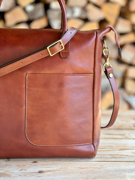 Leather handbag