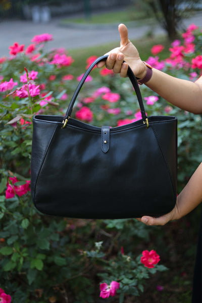 Leather handbag