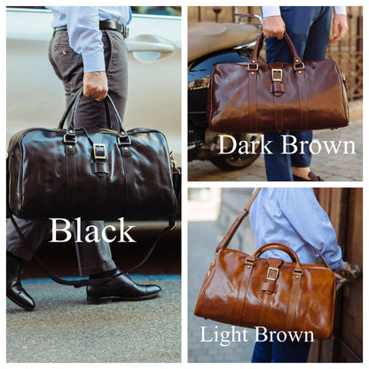 Leather Weekender bag