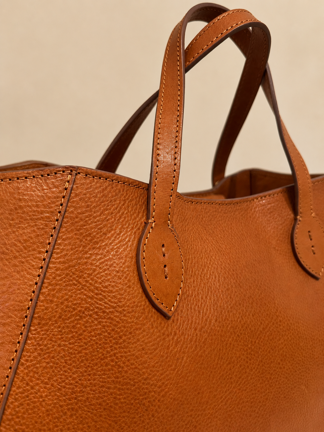 Pure Leather Form — Tote Bag