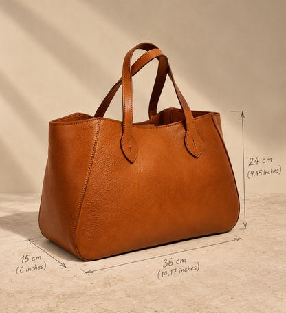 Pure Leather Form — Tote Bag