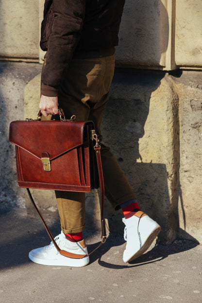 Leather Briefcase,Black Leather Briefcase, Mens Leather Briefcase, Laptop Bag, Leather bag, Gift for Him, Shoulder Bag, Mens Briefcase