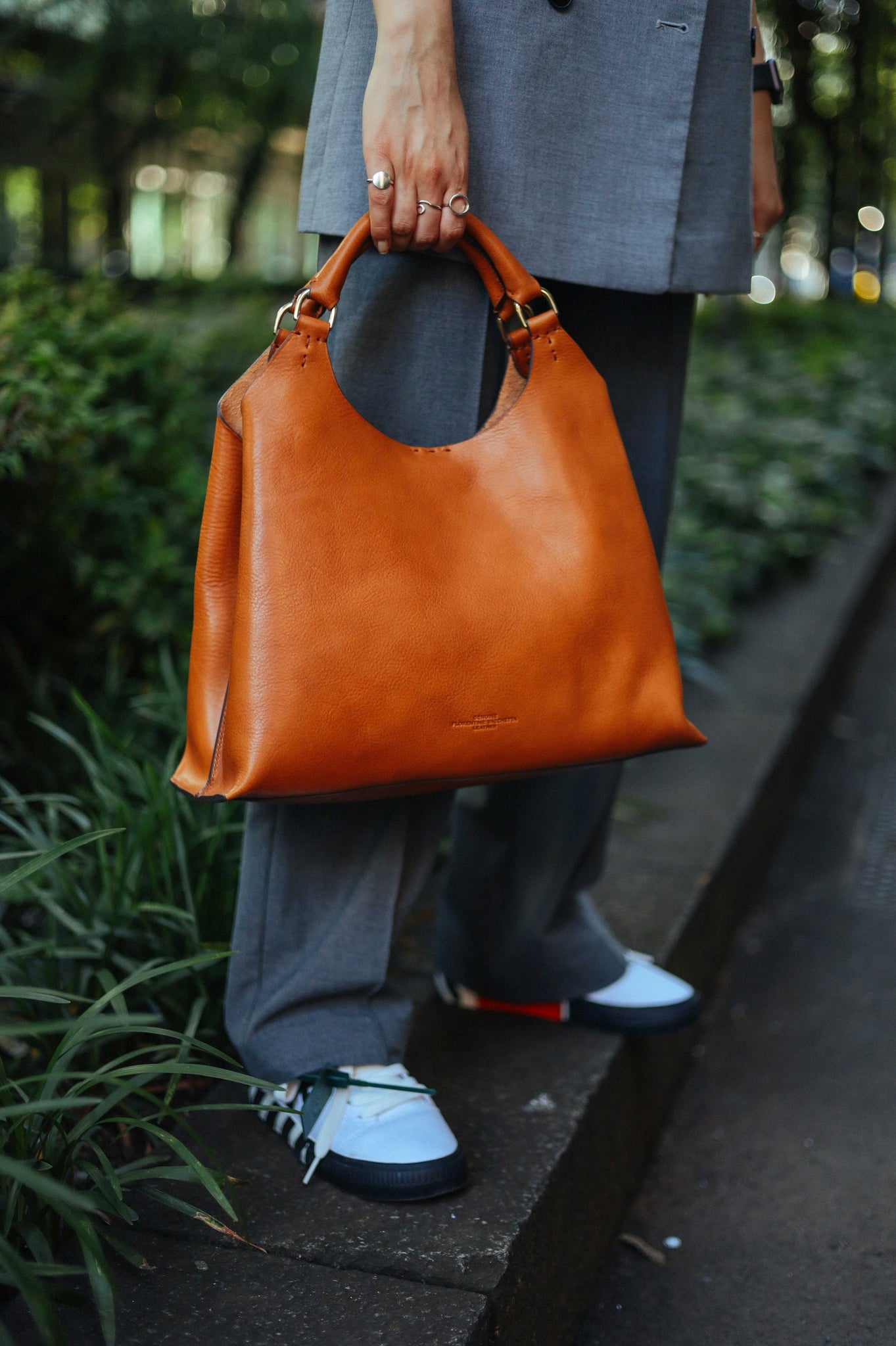 Handmade Leather Crossbody Bag: Elegant Italian Leather Handbag