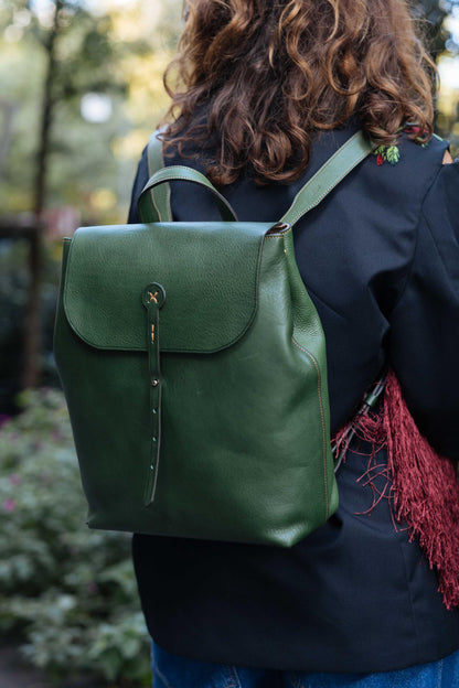 Full Grain Leather Backpack