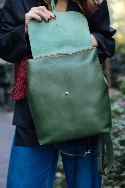 Full Grain Leather Backpack