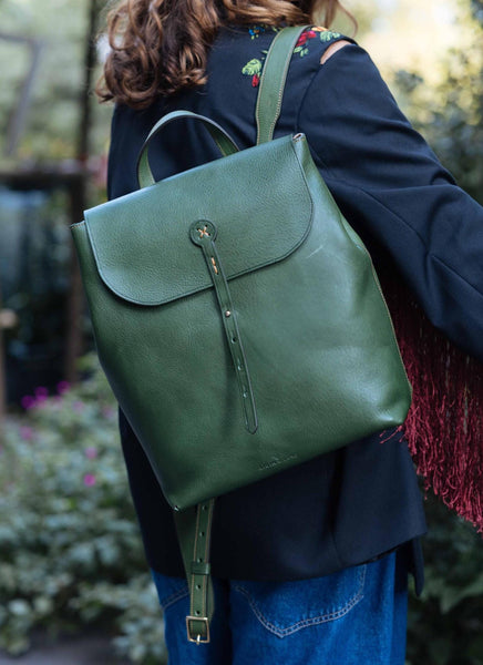 Full Grain Leather Backpack