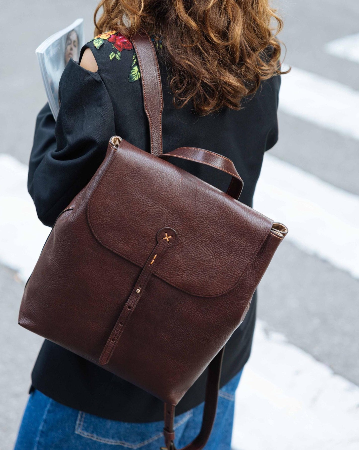 Full Grain Leather Backpack