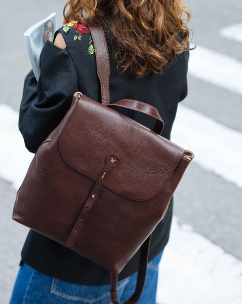 Full Grain Leather Backpack