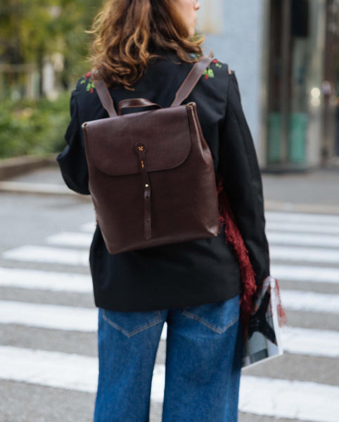Full Grain Leather Backpack