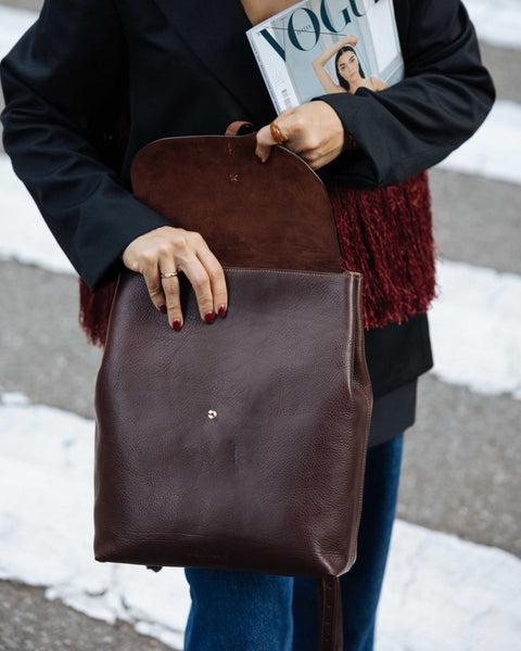 Full Grain Leather Backpack