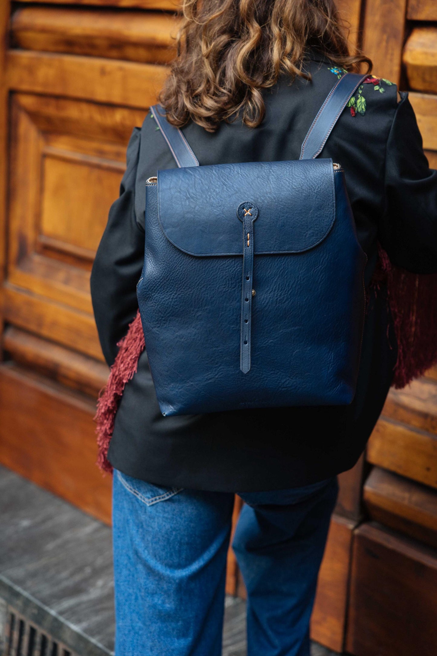 Full Grain Leather Backpack