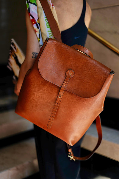 Full Grain Leather Backpack