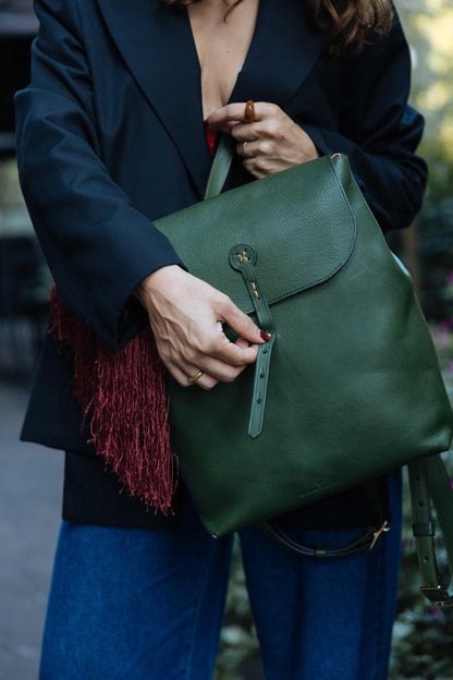Full Grain Leather Backpack
