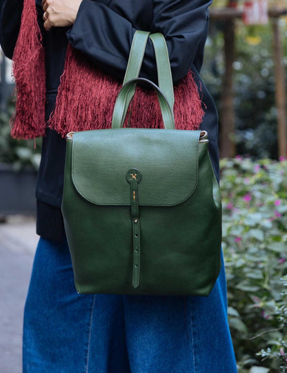 Full Grain Leather Backpack