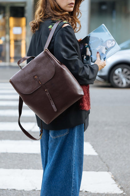 Full Grain Leather Backpack