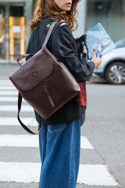 Full Grain Leather Backpack