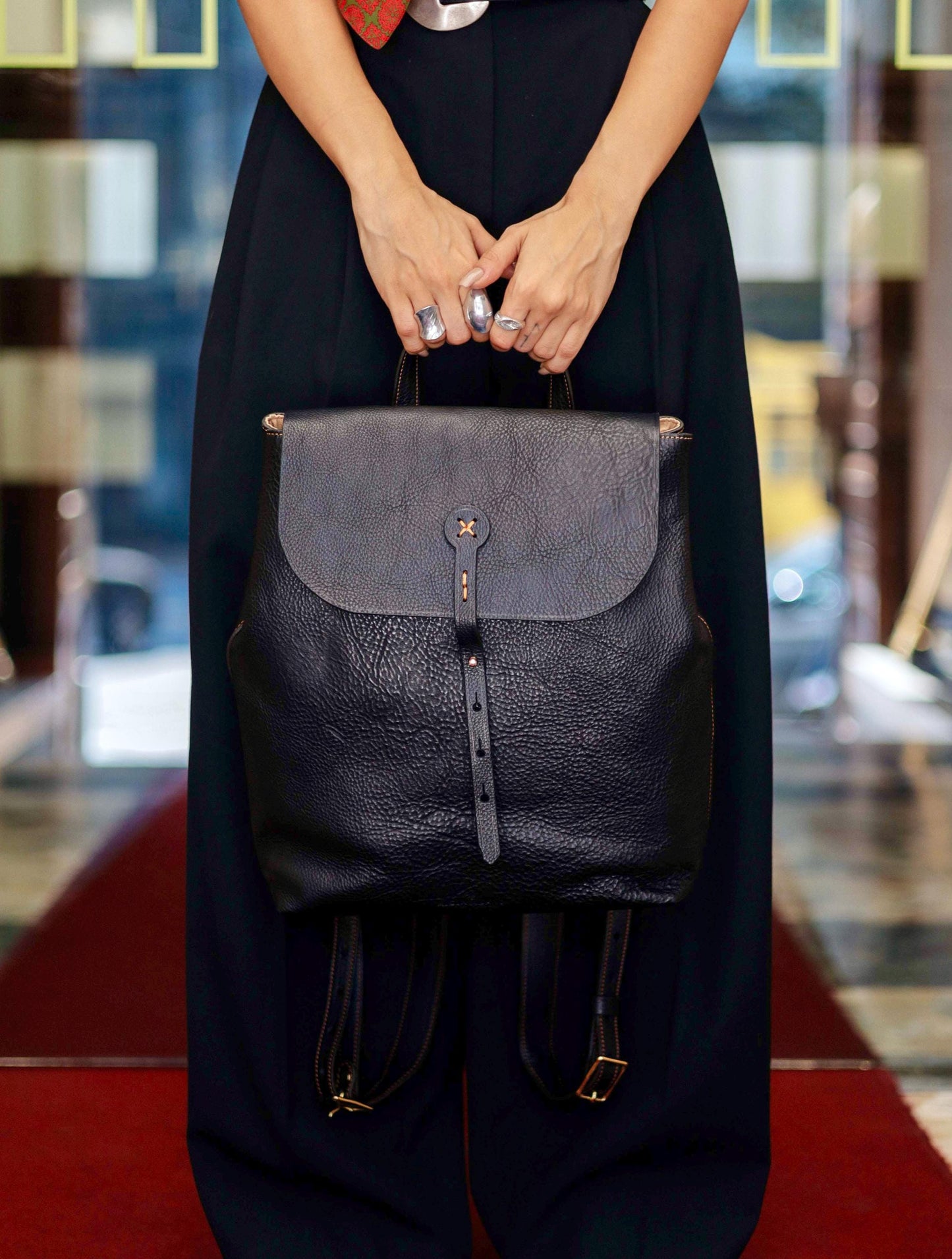 Full Grain Leather Backpack