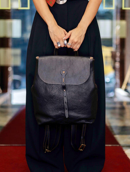 Full Grain Leather Backpack