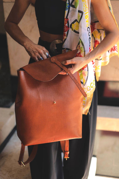 Full Grain Leather Backpack