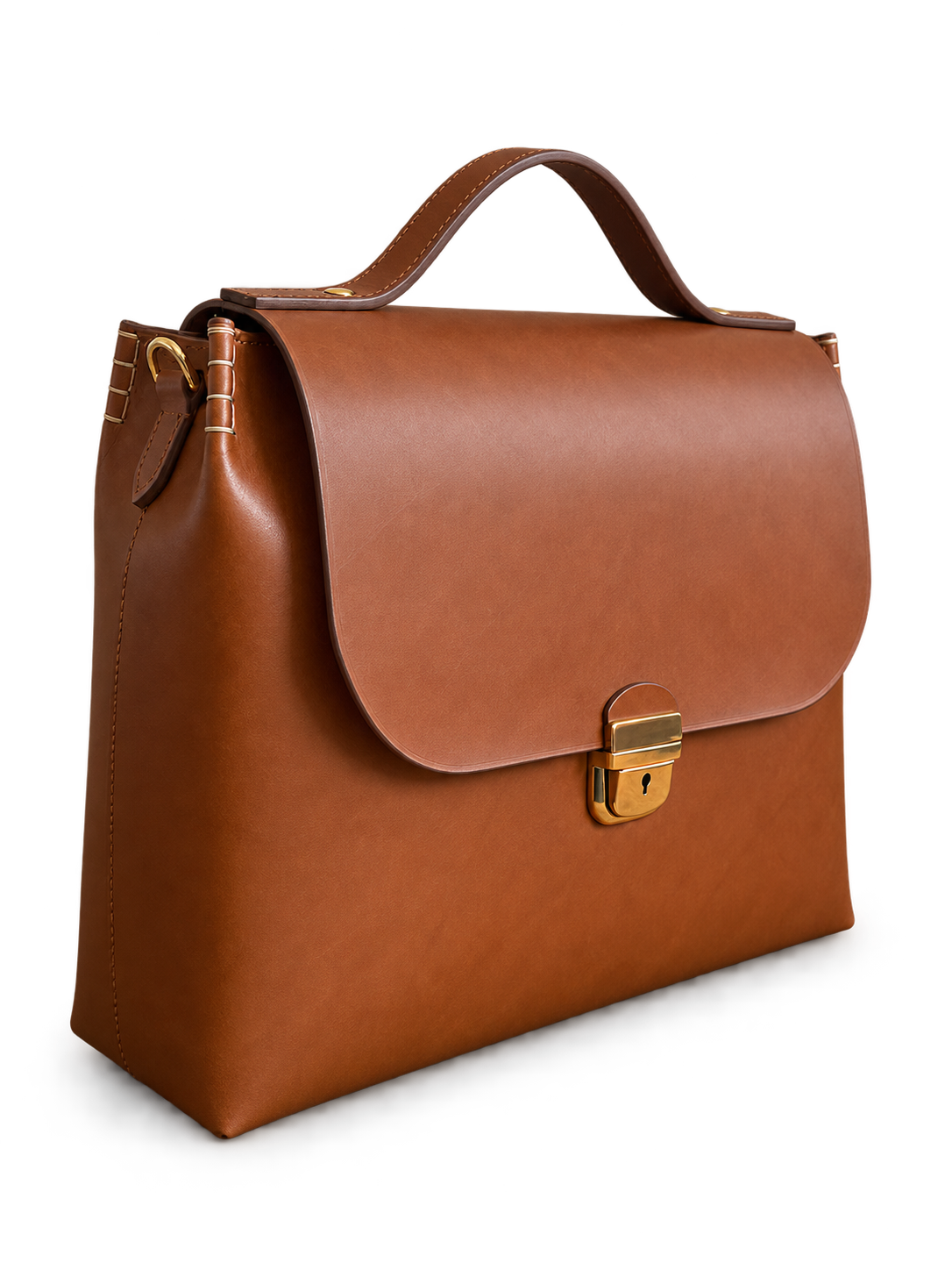 The Milano 24-Hour Leather Briefcase