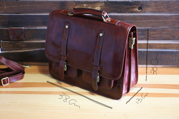 Leather Briefcase/ Backpack