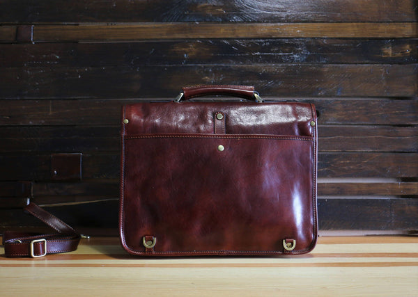 Leather Briefcase/ Backpack