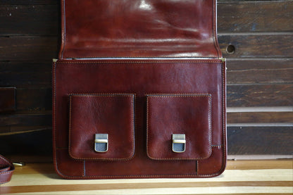 Leather Briefcase/ Backpack