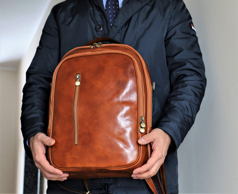 Leather Backpack