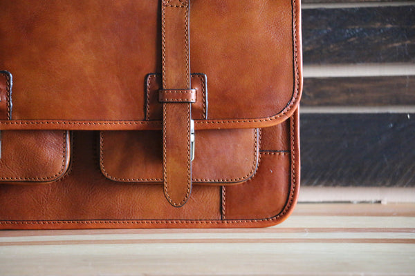 Leather Briefcase / Backpack