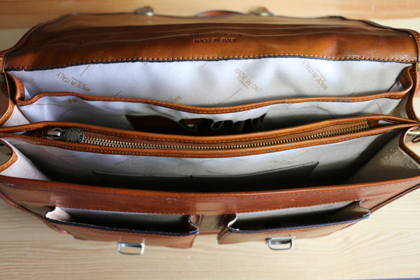 Leather Briefcase / Backpack