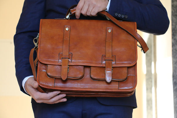 Leather Briefcase / Backpack