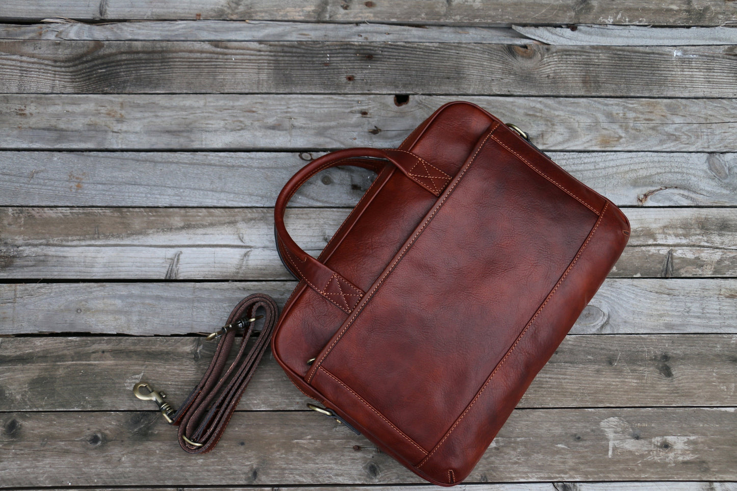 Italian Leather Briefcase