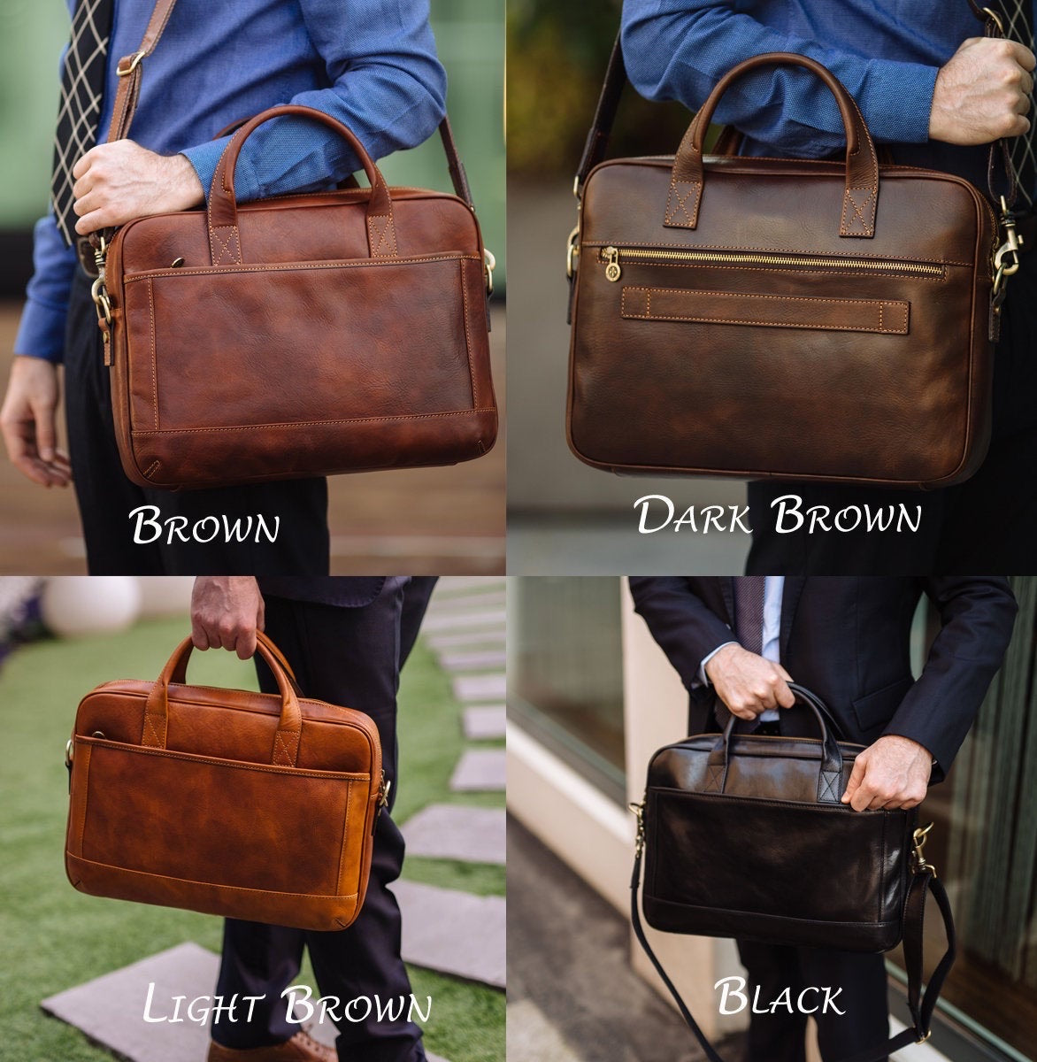 Italian Leather Briefcase